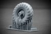 ScaleX WM 35005S GAZ-66 Sagged wheel set (for Trumpeter) 1/35